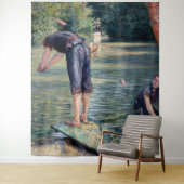 Tenture Gustave Caillebotte - Bathers, Banque des Yerres (En situation)