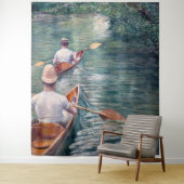 Tenture Gustave Caillebotte - Canots sur l'Yerres (En situation)