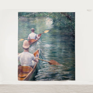 Tenture Gustave Caillebotte - Canots sur l'Yerres
