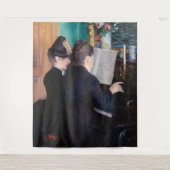 Tenture Gustave Caillebotte - La Leçon de piano (Devant)