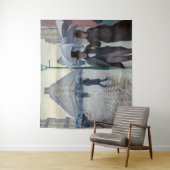 Tenture Gustave Caillebotte - Paris Street ; Rainy Day (En situation)