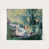 Tenture Gustave Caillebotte - Pêche à la ligne (Devant (Horizontal))