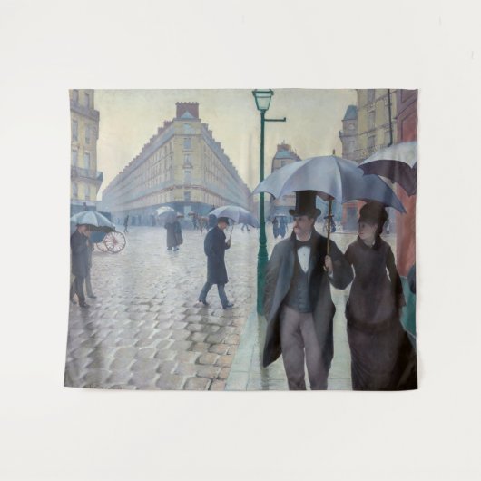 Tenture Gustave Caillebotte - Rue de Paris ; Temps de plui (Devant (Horizontal))