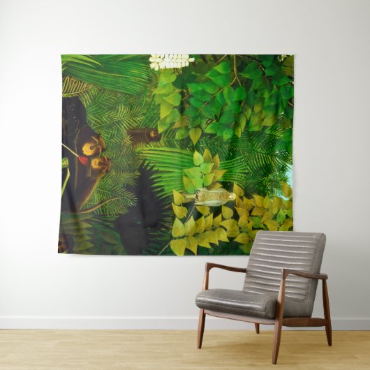 Tenture H Rousseau "Merry jesters" (En situation (horizontale))