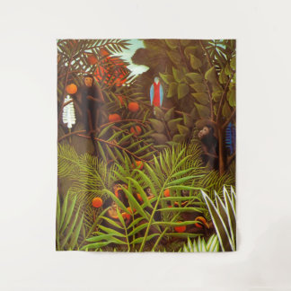 Tenture H Rousseau "Paysage exotique"