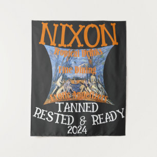Tenture Hâlé Reposé & Prêt NIXON 2024 Président