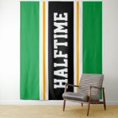 Tenture HALFTIME Fun Athletic Vert clair Bright Black Stri (En situation)