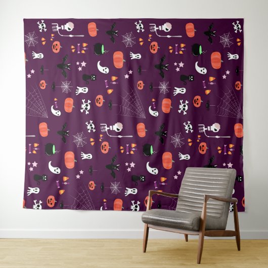 Tenture Halloween (En situation (horizontale))