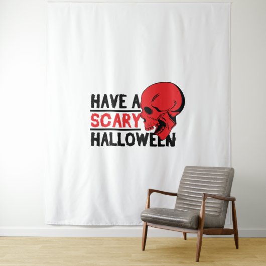 Tenture Halloween - Avoir un halloween effrayant (En situation)