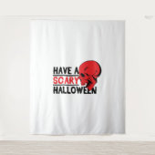 Tenture Halloween - Avoir un halloween effrayant (Devant)