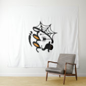 Tenture Halloween Boo (En situation (horizontale))