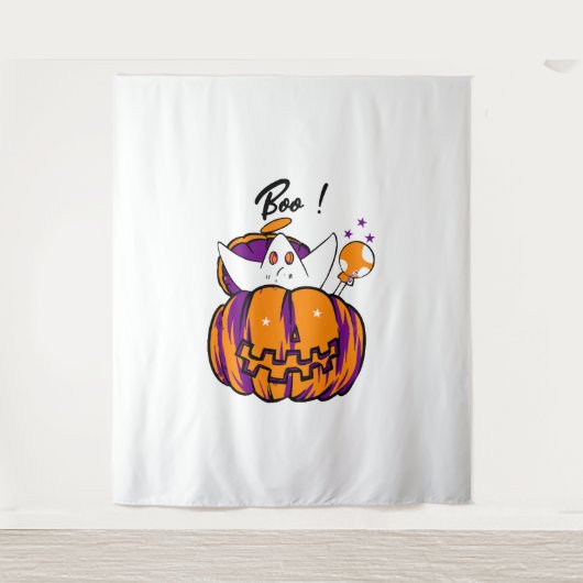 Tenture Halloween Boo (Devant)