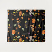 Tenture Halloween Cat Boo (Devant (Horizontal))