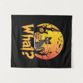 Tenture Halloween Cat What Cat Halloween (Devant (Horizontal))