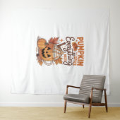 Tenture Halloween citrouille épice (En situation (horizontale))