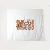 Tenture Halloween citrouille épice (Devant (Horizontal))