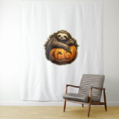 Tenture Halloween classique à thème Sloth T-shirt (En situation)