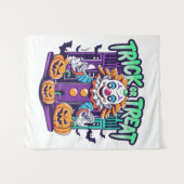 Tenture Halloween clown effrayant (Devant (Horizontal))