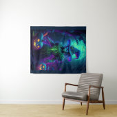 Tenture Halloween éffrayant Haunted Scare Crow (En situation (horizontale))