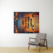 Tenture Halloween éffrayant Personnalisé Suspension du mur (En situation (horizontale))