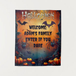 Tenture Halloween éffrayant Personnalisé Suspension du mur