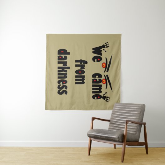 Tenture Halloween éffrayante saison (En situation (horizontale))