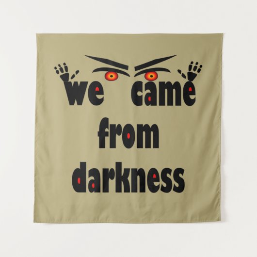 Tenture Halloween éffrayante saison (Devant)