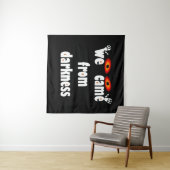 Tenture Halloween éffrayante saison (En situation (horizontale))