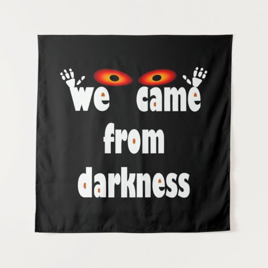 Tenture Halloween éffrayante saison (Devant)