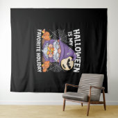 Tenture Halloween est mon préféré Citrouille de vacances C (En situation (horizontale))