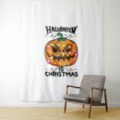 Tenture Halloween est Noël (En situation)