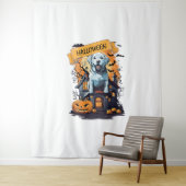 TENTURE HALLOWEEN ET CHIEN (En situation)