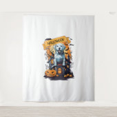 TENTURE HALLOWEEN ET CHIEN (Devant)