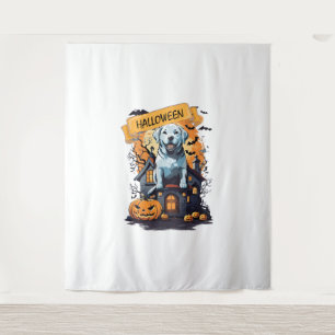 TENTURE HALLOWEEN ET CHIEN