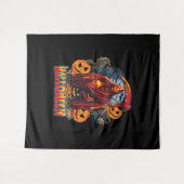 Tenture Halloween Evil skeleton, Pumpkin (Devant (Horizontal))