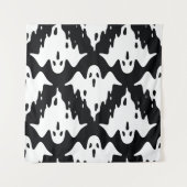 Tenture Halloween Ghost Éffrayant Motif sans couture (Devant)