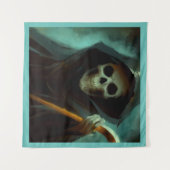 Tenture Halloween - Grande Faucheuse 1 (Devant (Horizontal))