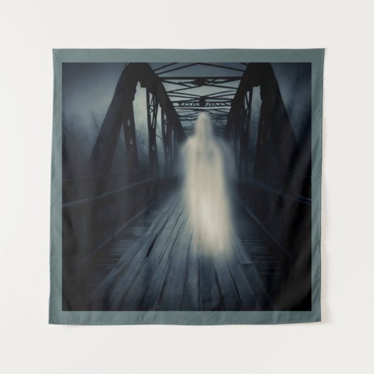 Tenture Halloween - Haunted Bridge 3 (Devant)