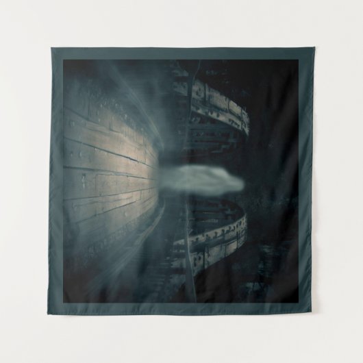 Tenture Halloween - Haunted Bridge 4 (Devant (Horizontal))