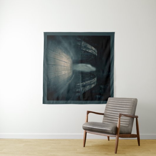 Tenture Halloween - Haunted Bridge 4 (En situation (horizontale))