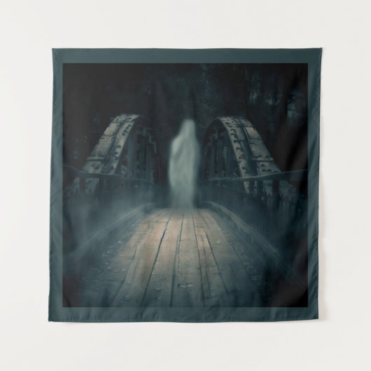 Tenture Halloween - Haunted Bridge 4 (Devant)