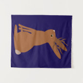 Tenture Halloween Jackalope Trou ou traitement (Devant (Horizontal))