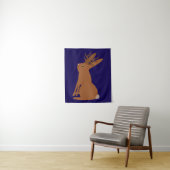 Tenture Halloween Jackalope Trou ou traitement (En situation)