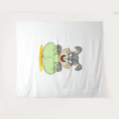 Tenture Halloween lapin (Devant (Horizontal))