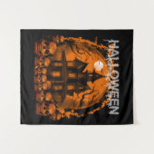 TENTURE HALLOWEEN MAISON HANTÉE ÉPRAVANTABLE CRÂNES (Devant (Horizontal))