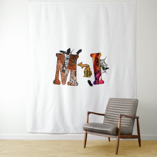 Tenture Halloween Michigan (En situation)