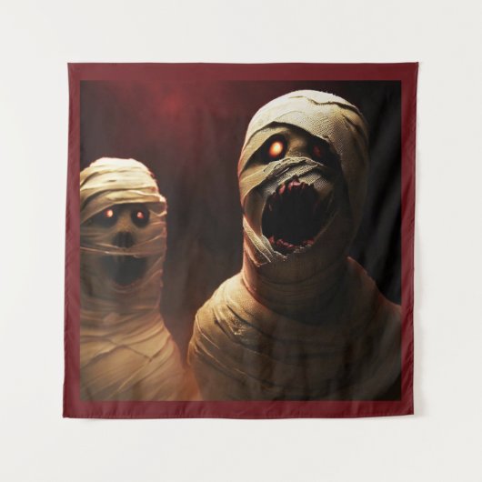 Tenture Halloween - Mummies 3 (Devant)