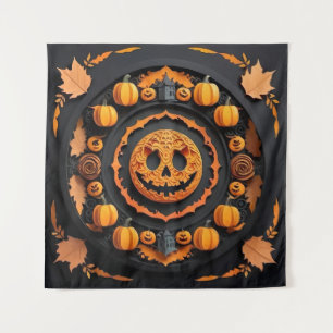 Tenture Halloween Papercuat Mandala