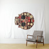 Tenture Halloween sanglant (En situation (horizontale))