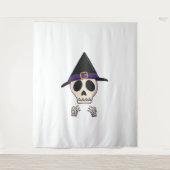 Tenture Halloween Skeleton design, Halloween Éffrayant (Devant)